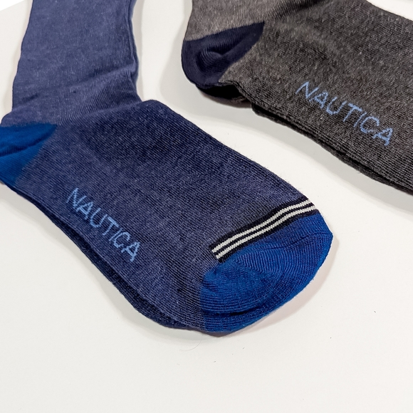 🆕 NAUTICA Crew Socks - 3 Pairs - Picture 4 of 8